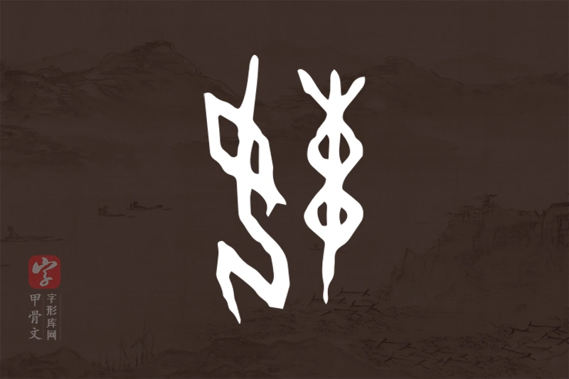 甲骨文“娕”字