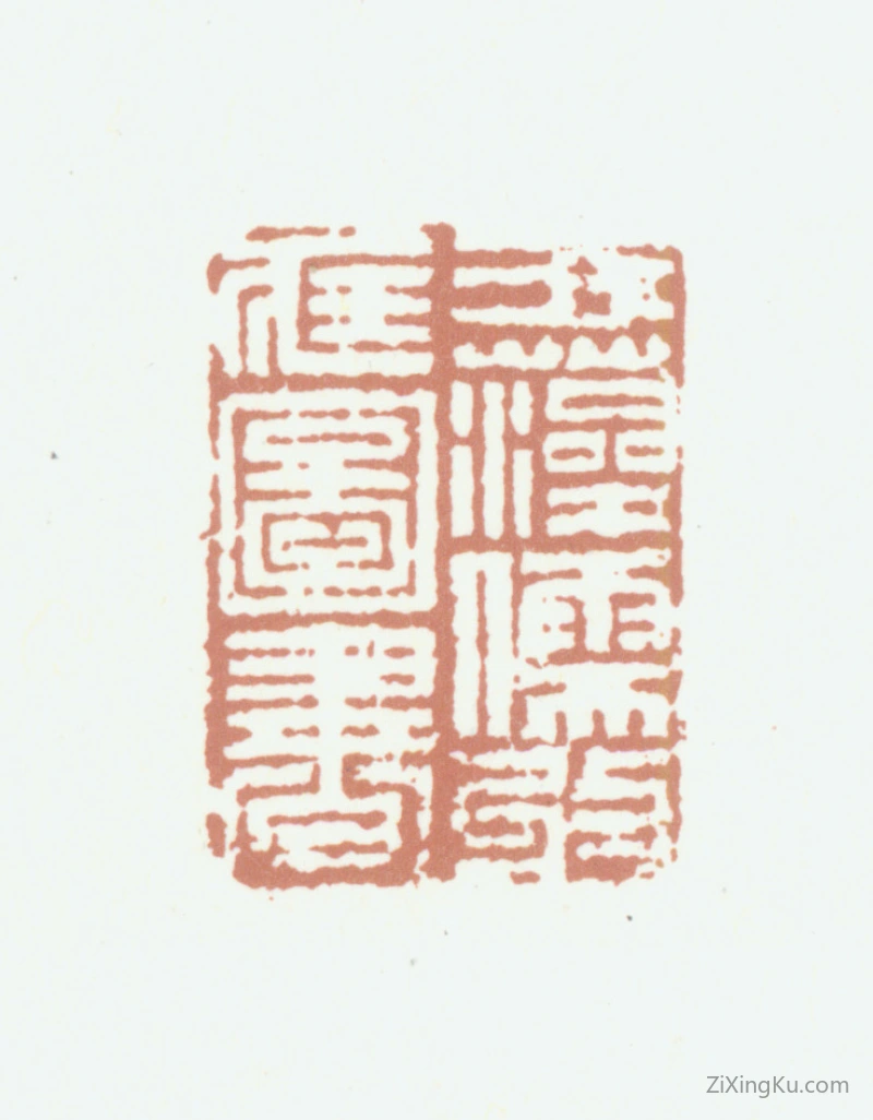 篆刻作品：王掞印章·王藻儒收藏图书
