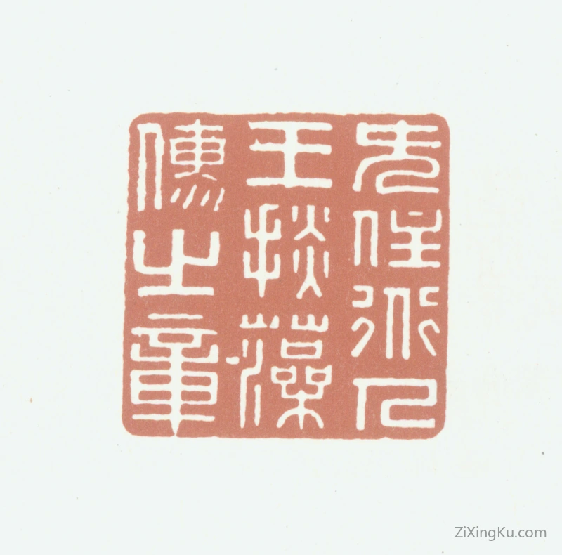 篆刻作品：王掞印章·无住道人王掞藻儒之章